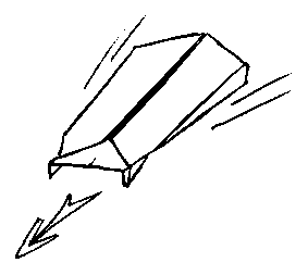 release gently - flying Katydid aeroplane
